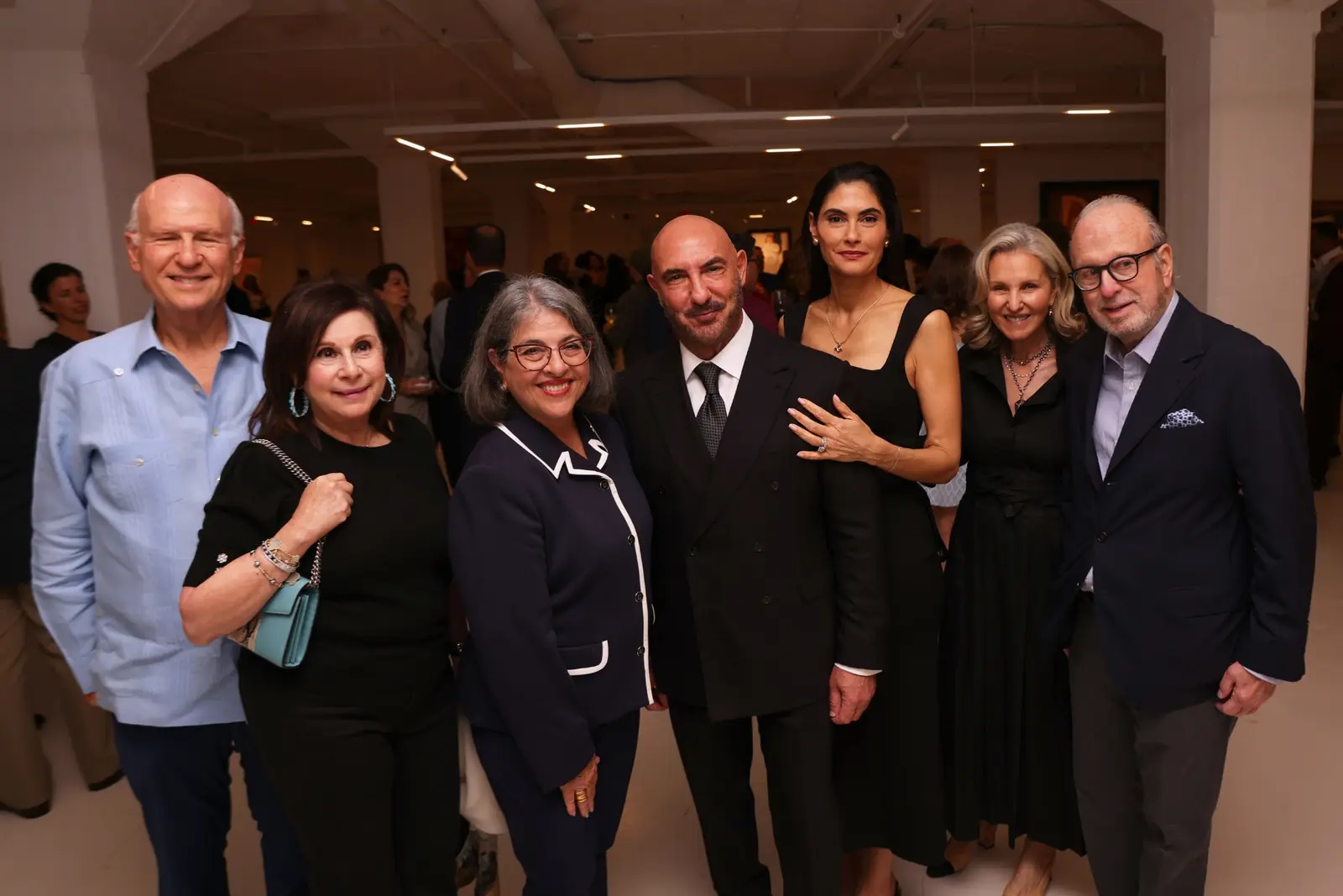 Jimmy and Lydia Resnick, Daniella Levine Cava, Gary and Jennifer Nader, and Trudy and Paul Cejas at the opening.