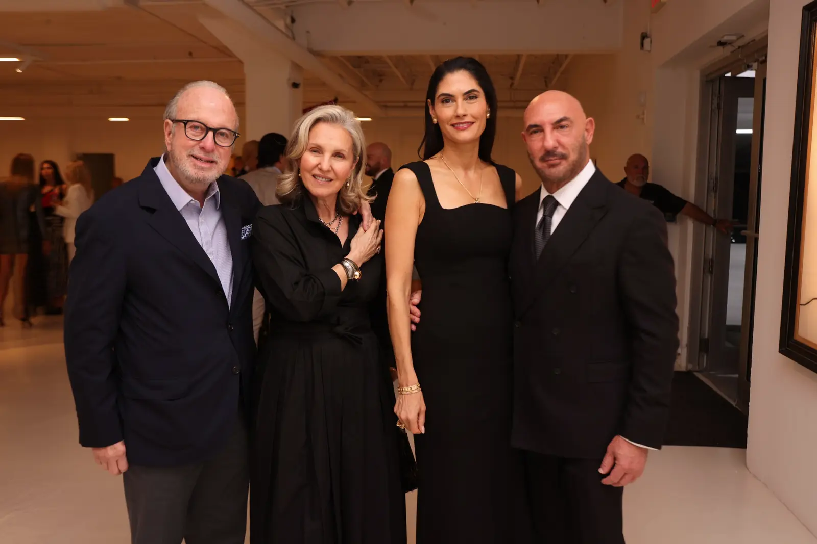 Paul Cejas, Trudy Cejas, Jennifer Nader and Gary Nader at the Botero & Music opening.